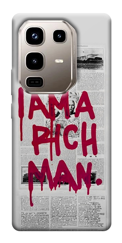 Чехол Mom I am a rich man для Infinix Note 50 Pro 4G