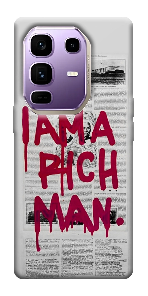 Чехол Mom I am a rich man для Infinix Note 50 Pro+