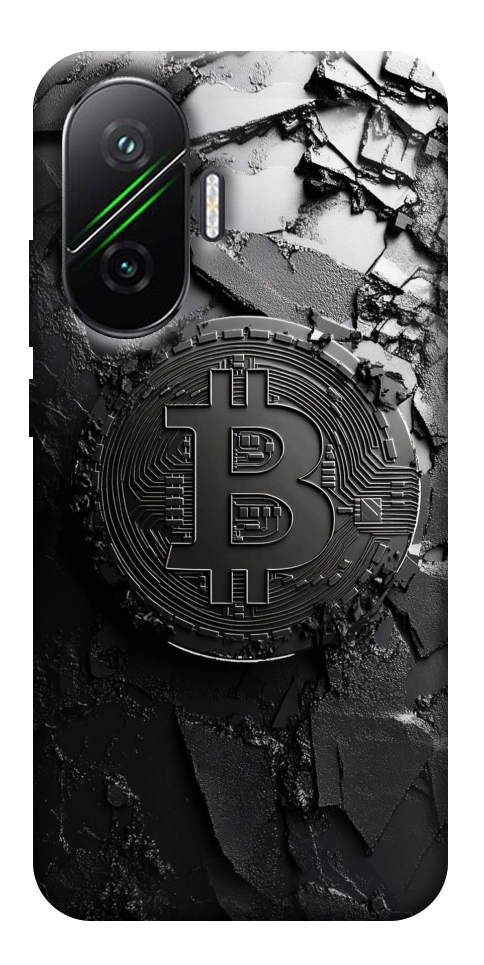 Чехол Dark bitcoin для Xiaomi Poco F7