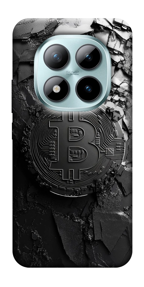 Чехол Dark bitcoin для Xiaomi Redmi Note 15 Pro 5G