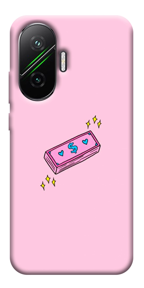 Чехол Simple pink money для Xiaomi Poco F7