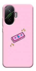 Чехол Simple pink money для Xiaomi Poco F7