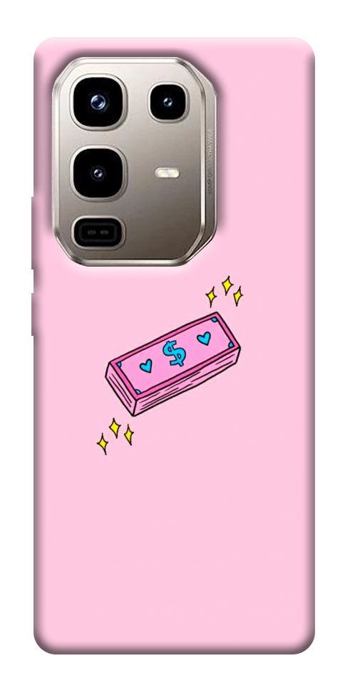 Чехол Simple pink money для Infinix Note 50 Pro 4G