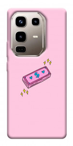 Чехол Simple pink money для Infinix Note 50 Pro 4G