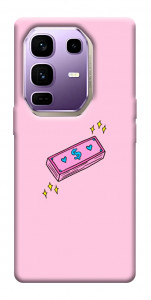 Чехол Simple pink money для Infinix Note 50 Pro+