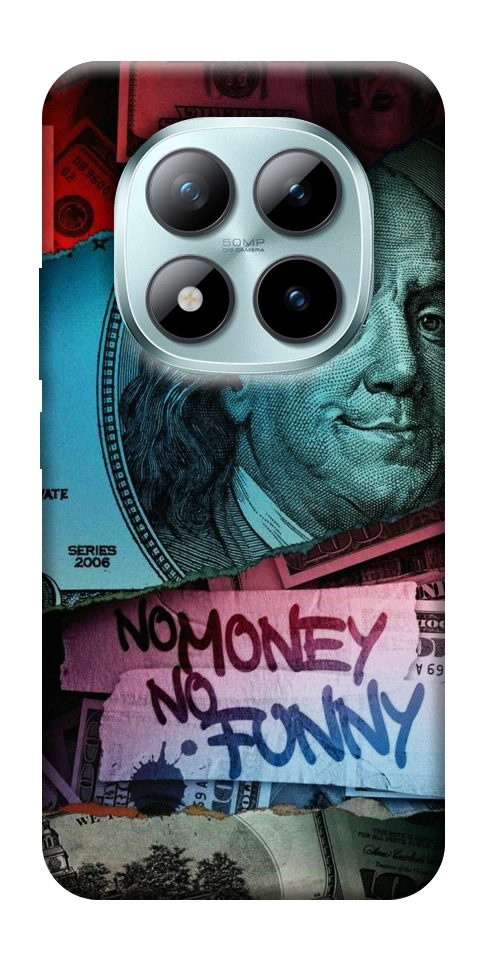 Чехол No money no funny для Xiaomi Redmi Note 15 Pro 5G