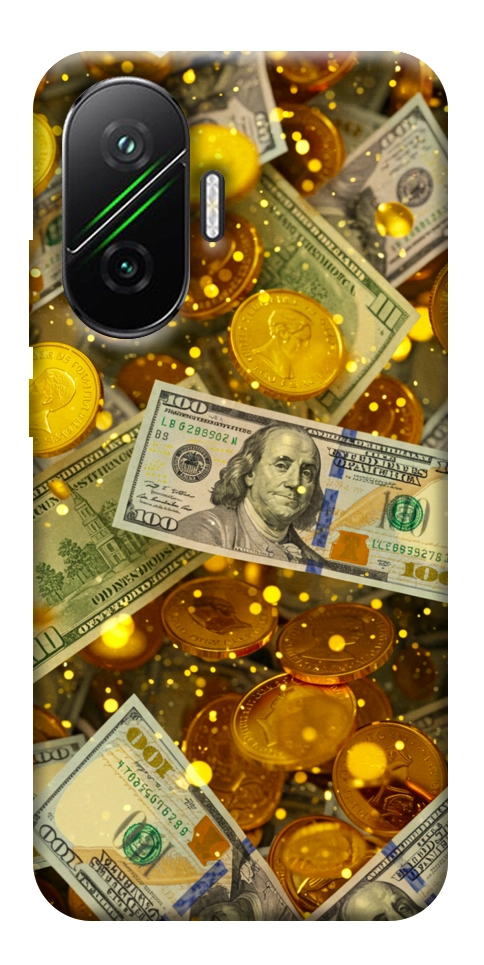 Чехол Gold and dollars для Xiaomi Poco F7
