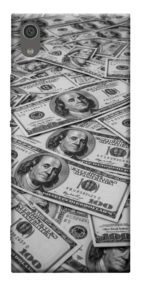Чехол Dollars background для Sony Xperia XA1
