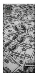 Чехол Dollars background для Sony Xperia XA1