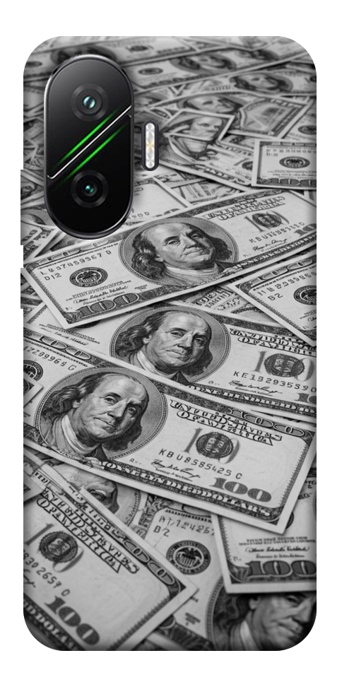 Чехол Dollars background для Xiaomi Poco F7