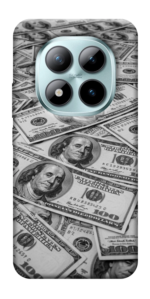 Чехол Dollars background для Xiaomi Redmi Note 15 Pro+ 5G