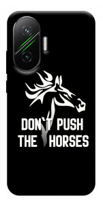 Чехол Dont push the horses для Xiaomi Poco F7