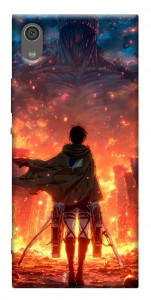 Чехол Attack on titan eren для Sony Xperia XA1