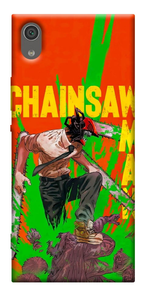 Чехол Chainsaw man для Sony Xperia XA1
