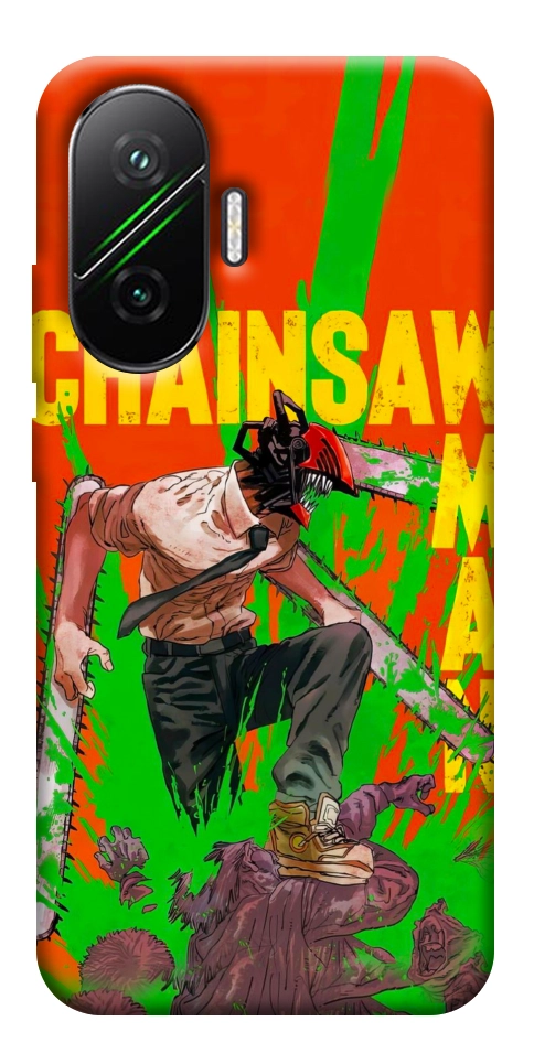 Чехол Chainsaw man для Xiaomi Poco F7