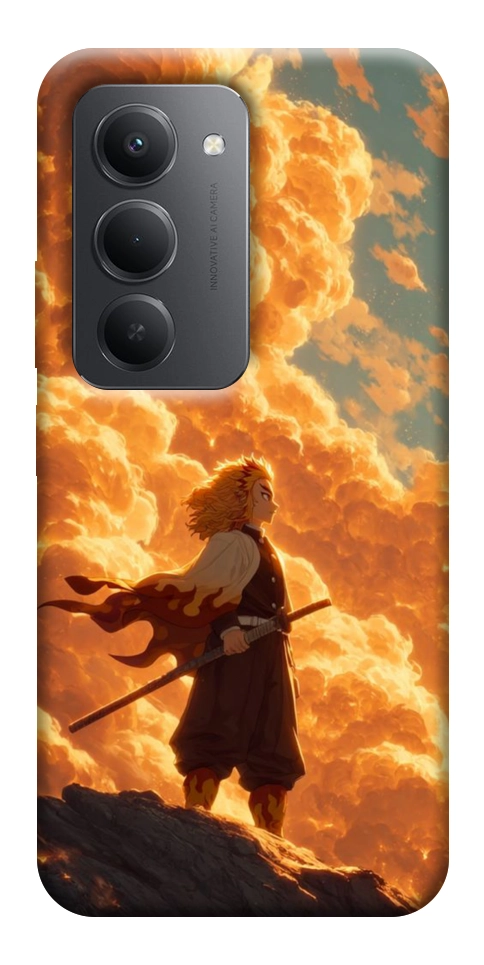 Чохол Demon slayer kyojuro для Xiaomi Redmi 15 (Europe version)