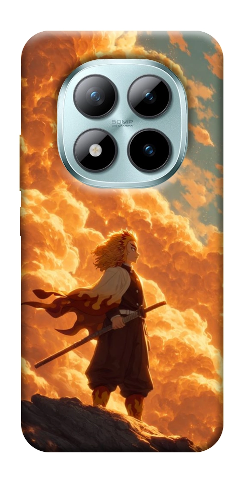 Чехол Demon slayer kyojuro для Xiaomi Redmi Note 15 Pro 5G