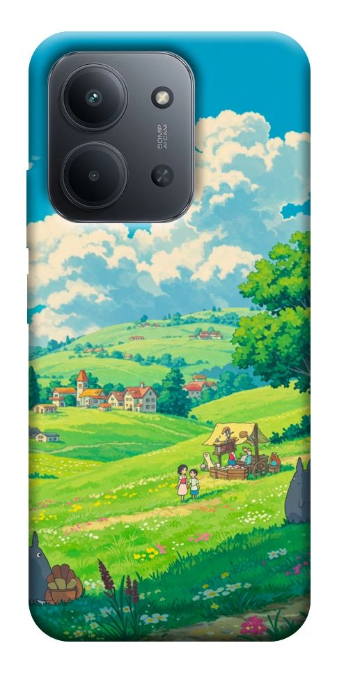 Чохол Miyazaki landscape для Xiaomi Redmi 15C (Europe version)