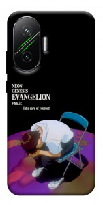 Чехол Shinji sitting in the dark для Xiaomi Poco F7