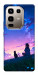 Чохол Space girl and cat для Infinix Note 50 Pro 4G