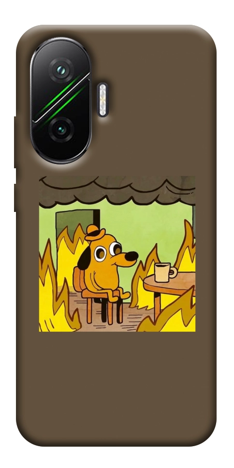 Чохол Dog in the fire для Xiaomi Poco F7