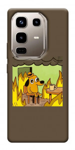 Чехол Dog in the fire для Infinix Note 50 Pro 4G