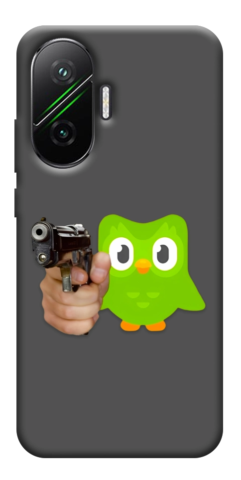 Чохол Duolingo meme для Xiaomi Poco F7