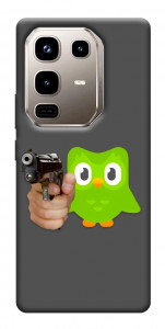 Чехол Duolingo meme для Infinix Note 50 Pro 4G