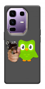 Чехол Duolingo meme для Infinix Note 50 Pro+