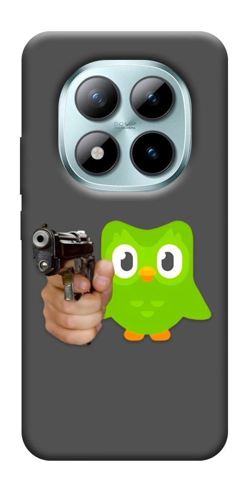 Чехол Duolingo meme для Xiaomi Redmi Note 15 Pro 5G