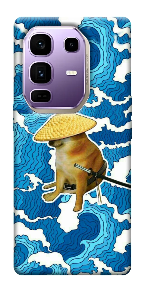 Чехол Sad dog samurai для Infinix Note 50 Pro+