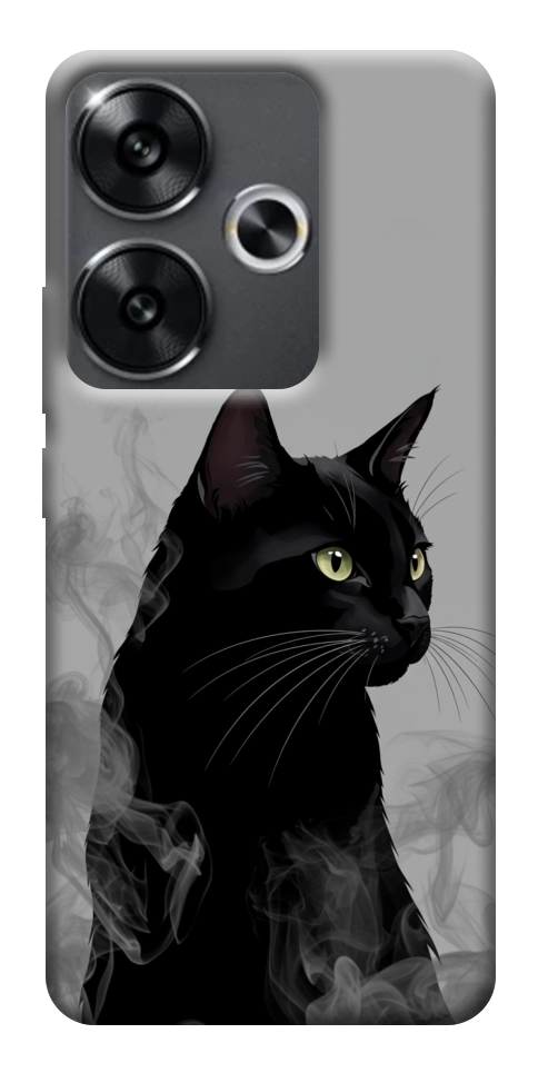 Чохол Smoke cat для Xiaomi Poco F6