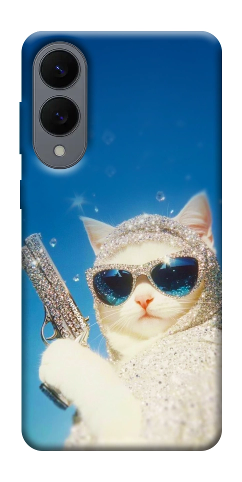 Чехол Diamond kitty для Galaxy S25 Edge