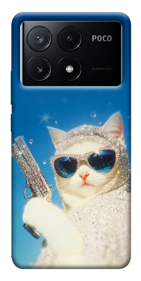 Чехол Diamond kitty для Xiaomi Poco X6 Pro