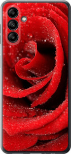 Чехол для Samsung Galaxy A13 5G Красная роза (Красный)