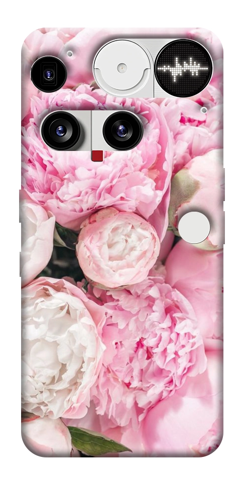 Чехол Pink peonies для Nothing Phone (3)