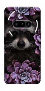 Чехол Енот в цветах для Nothing Phone (3a)
