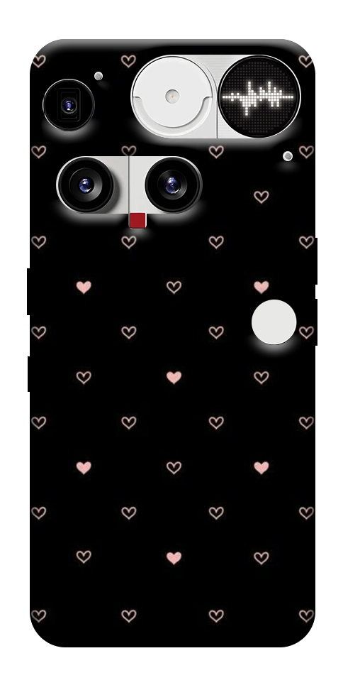 Чехол Сердечки для Nothing Phone (3)