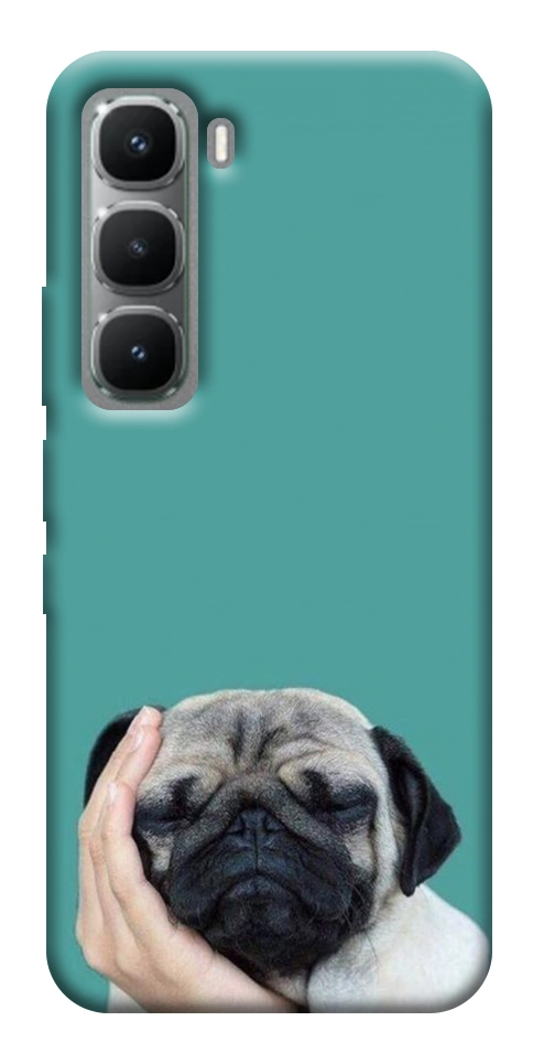 Чехол Спящий мопс для Infinix Hot 60 Pro+