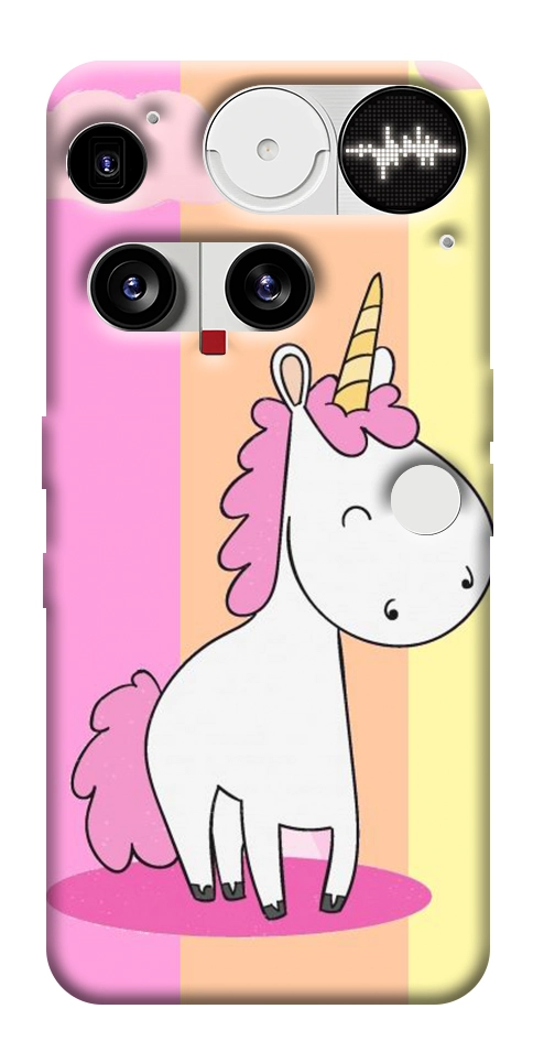 Чехол Танцующий единорог для Nothing Phone (3)