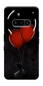 Чехол Красные шары для Nothing Phone (3a)