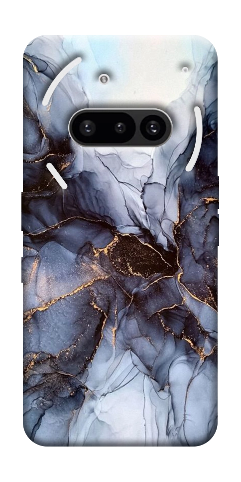 Чехол Черно-белый мрамор для Nothing Phone (3a)