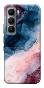 Чехол Розово-голубые разводы для Infinix Hot 60 Pro