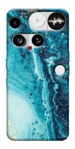 Чехол Голубая краска для Nothing Phone (3)