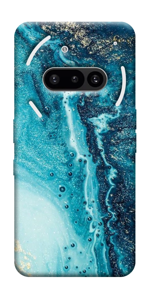 Чехол Голубая краска для Nothing Phone (3a)