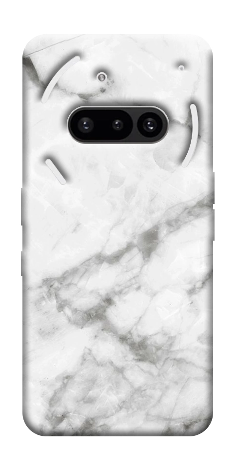Чехол Белый мрамор 3 для Nothing Phone (3a)