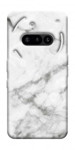 Чехол Белый мрамор 3 для Nothing Phone (3a)