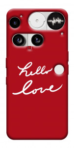 Чехол Hello love для Nothing Phone (3)