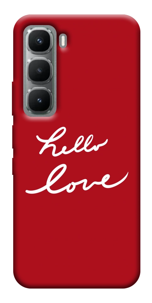 Чохол Hello love для Infinix Hot 60