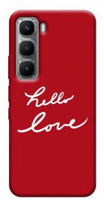 Чехол Hello love для Infinix Hot 60